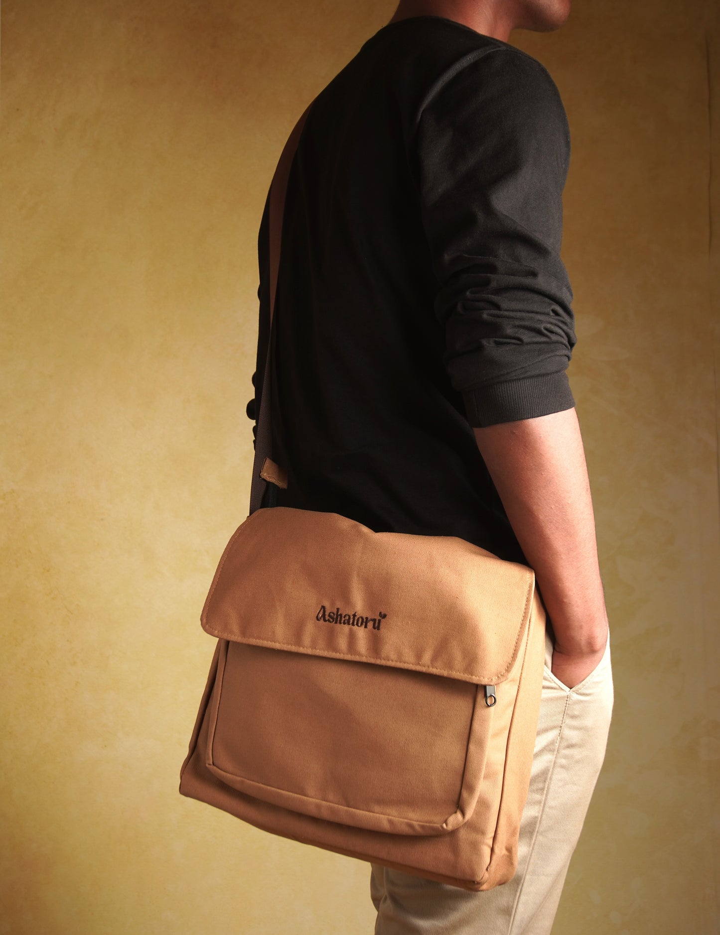 Brown Messenger Bag