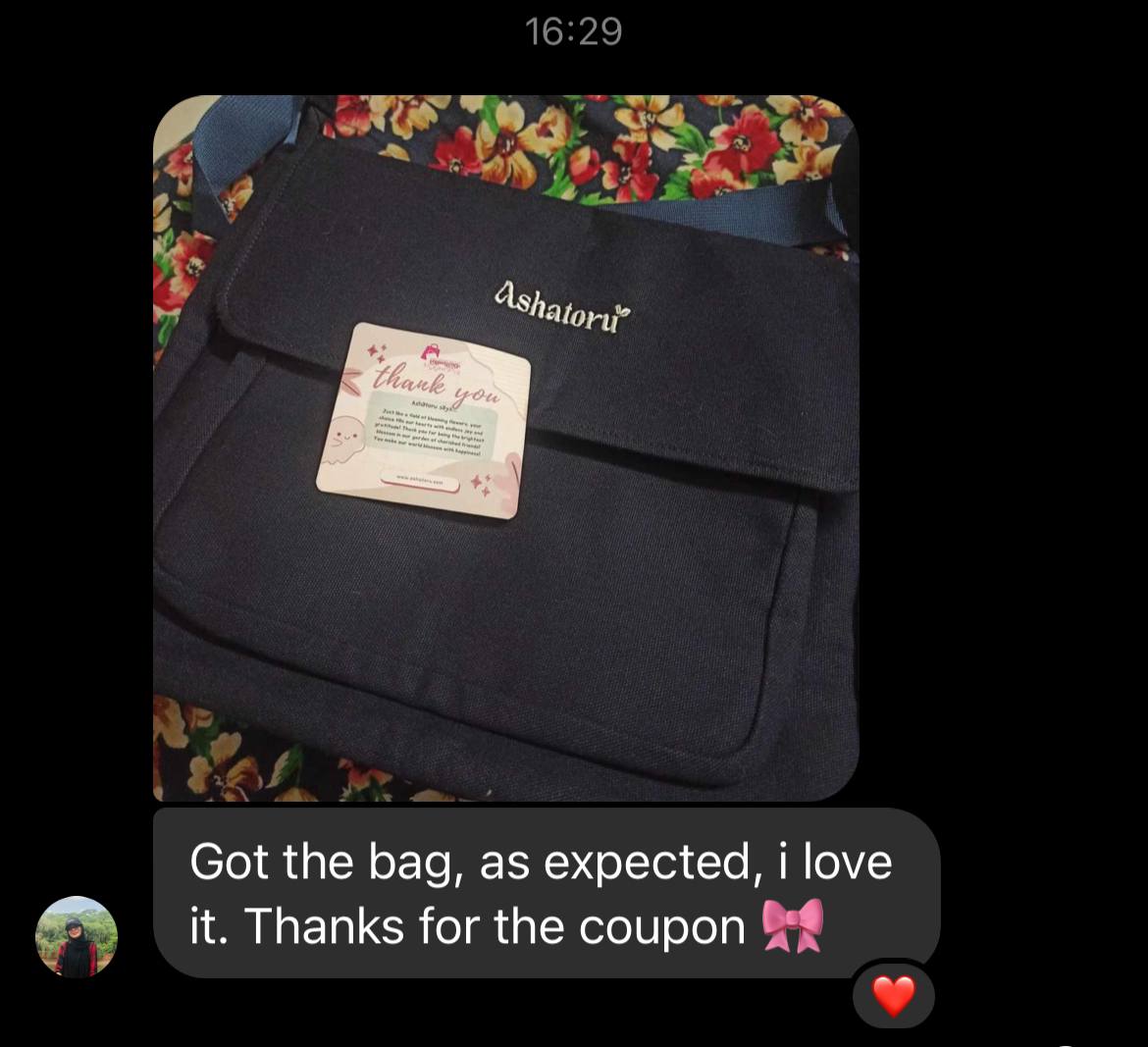 Black Messenger Bag