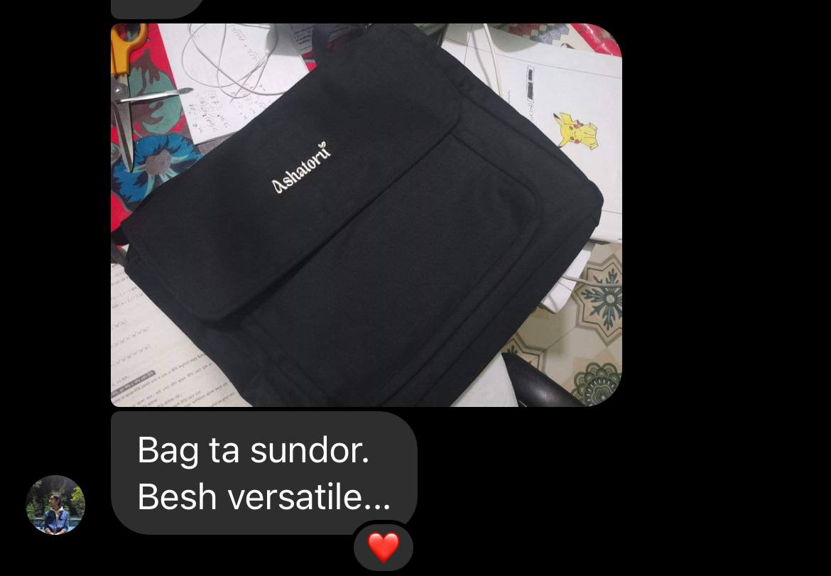 Black Messenger Bag