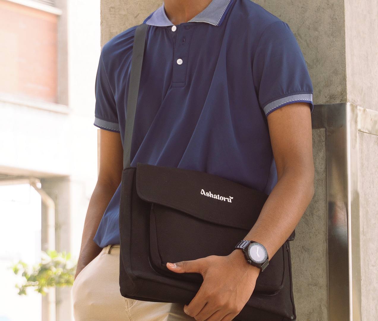 Black Messenger Bag