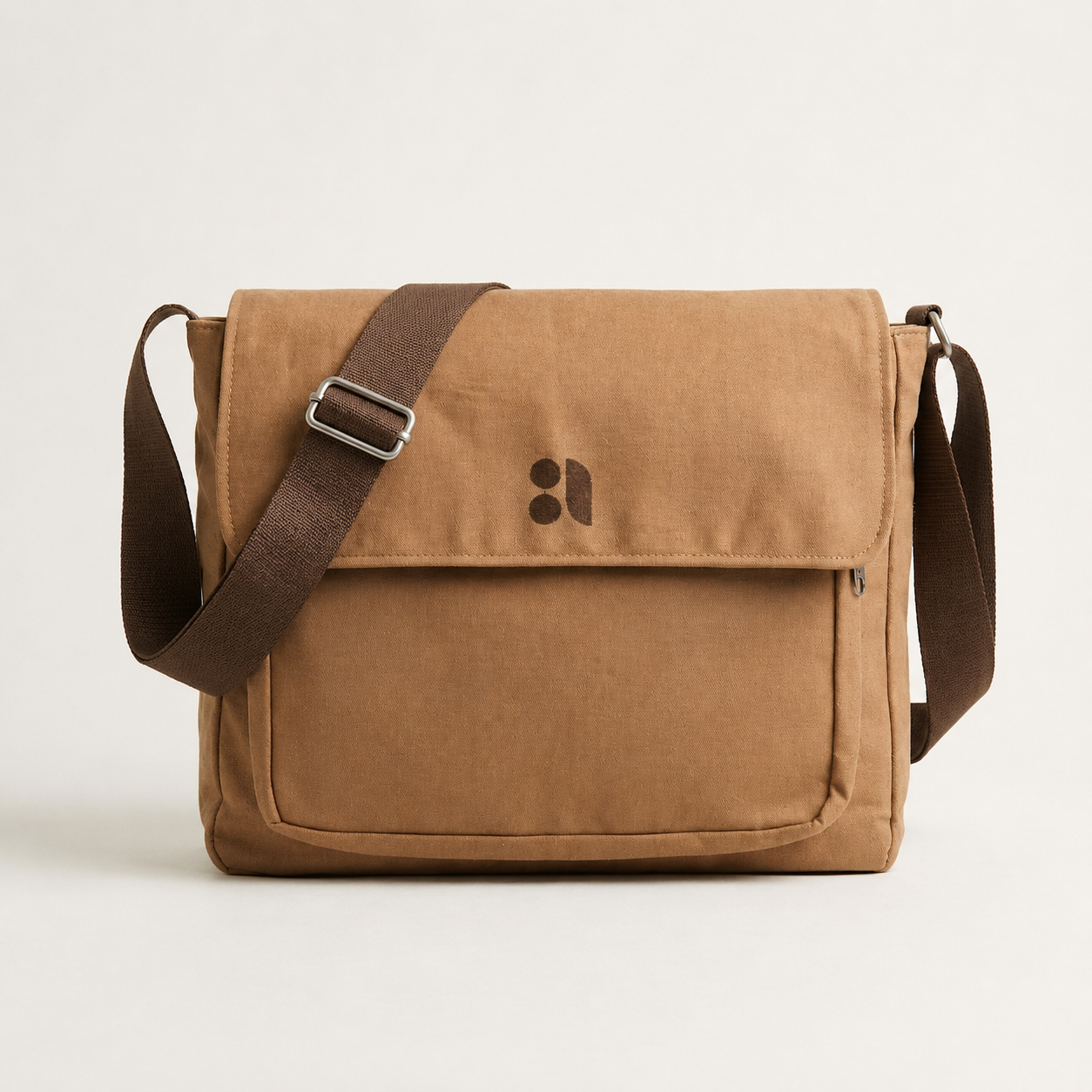 Brown Messenger Bag