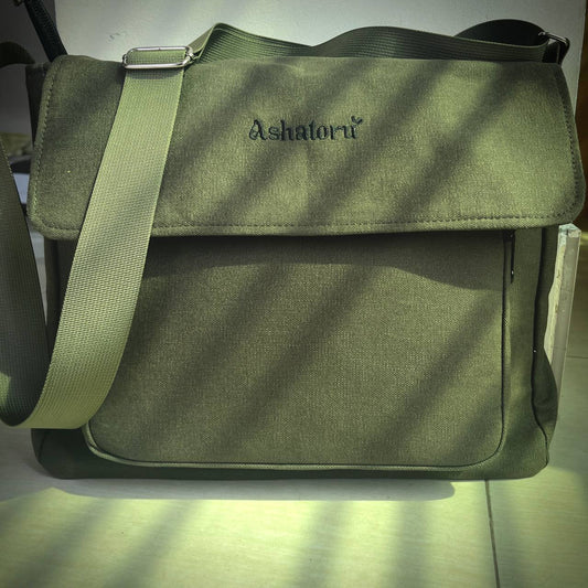 Green Messenger Bag